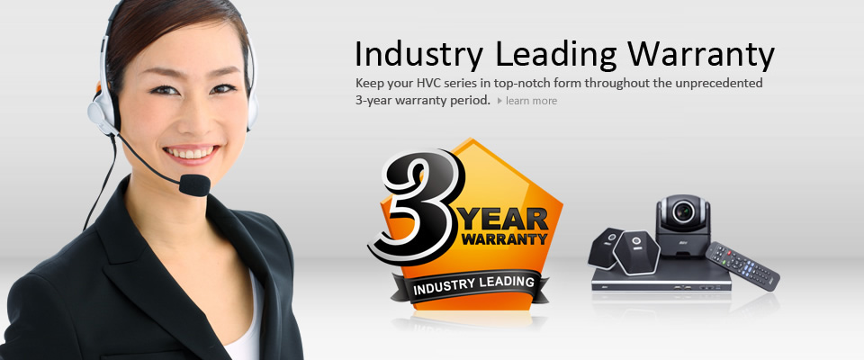 The HVC series brings easy-to-use, budget friendly video conferencing to businesses of all sizes.