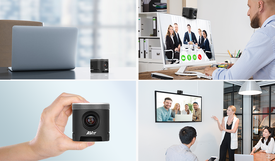 CAM340+ Ultra HD 4K Huddle Room Collaboration Camera | AVer Global